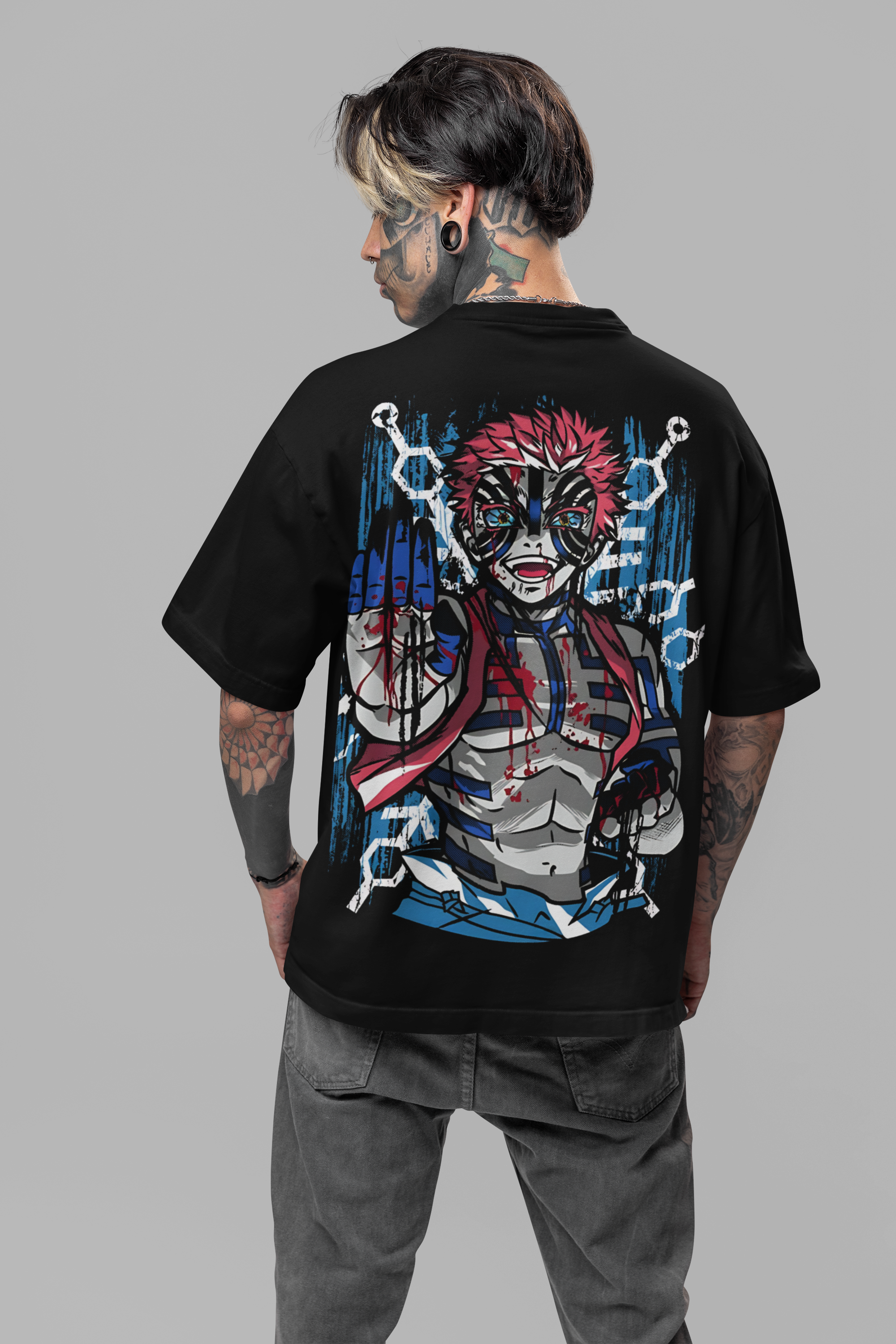 Playera Backprint Fragmentos | Diseño de Lucha