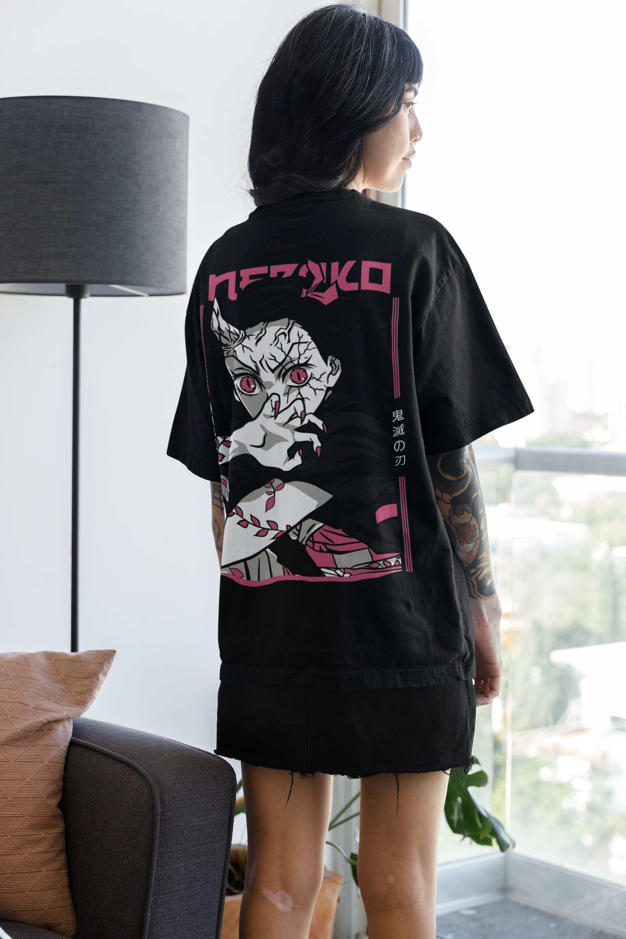 Playera Trasera Hermana Demonio | Diseño Japonés