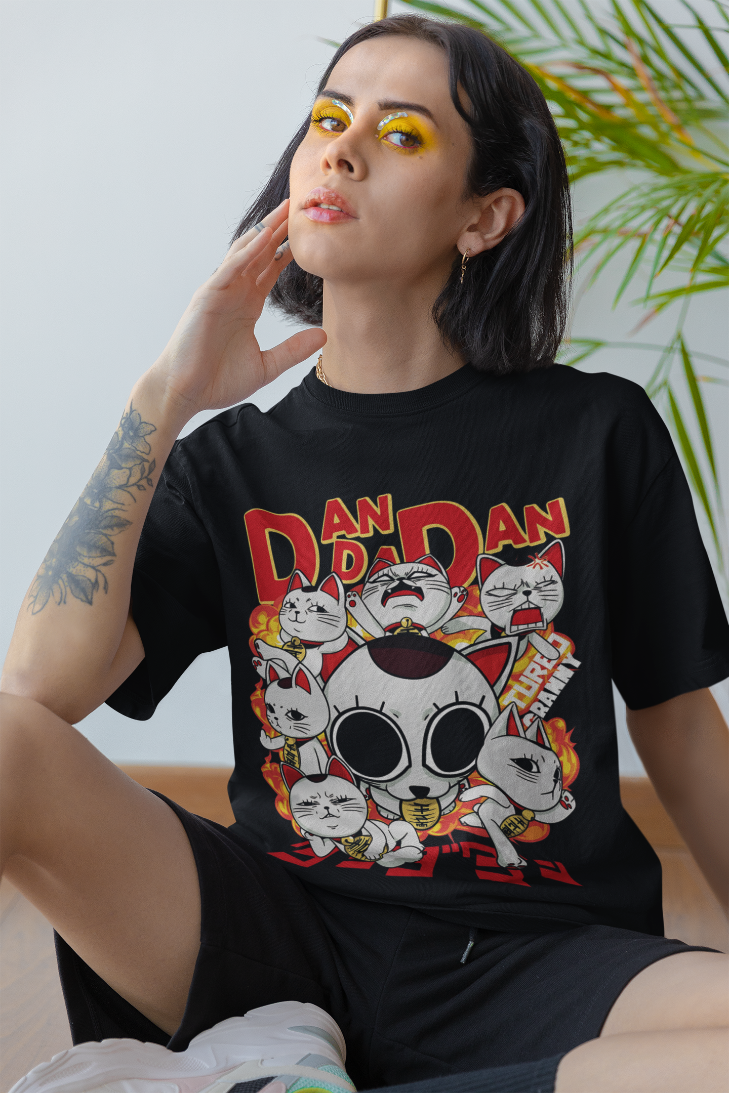 Playera Maneki Neko | Poses de Suerte