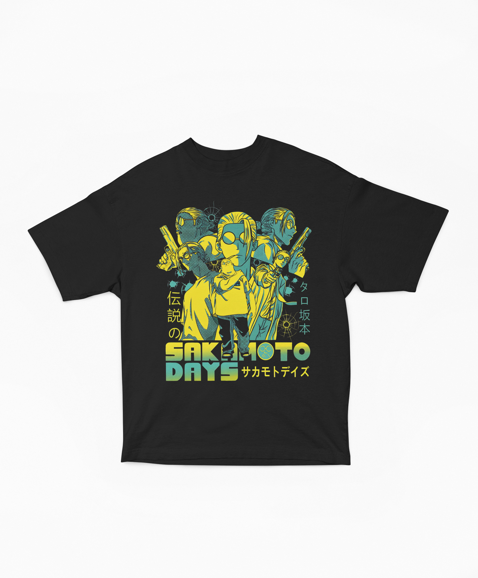 Playera Sakamoto Days | Retratos Luminosos de Acción