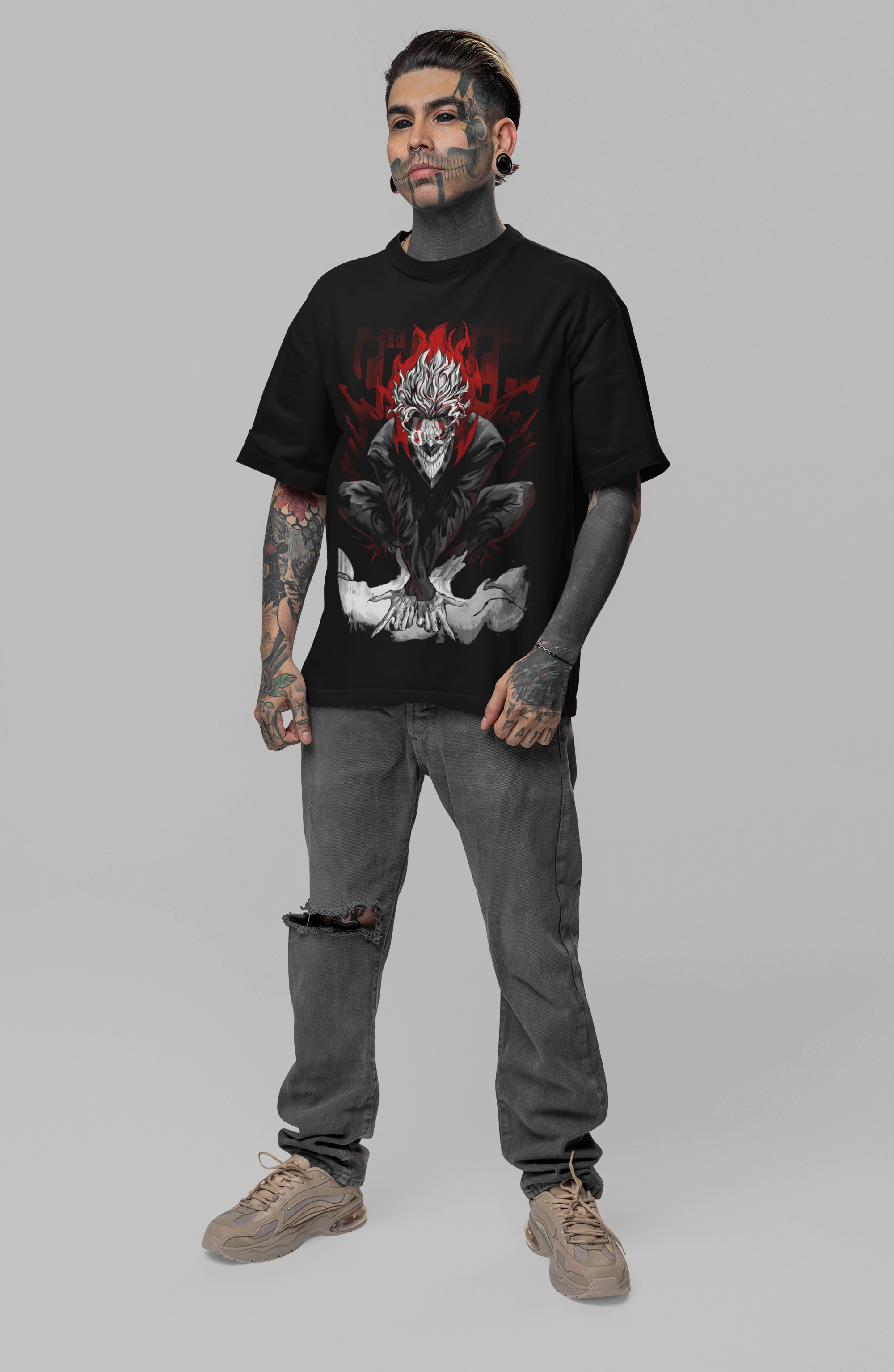 Playera Transformación Demonio | Estilo Urbano